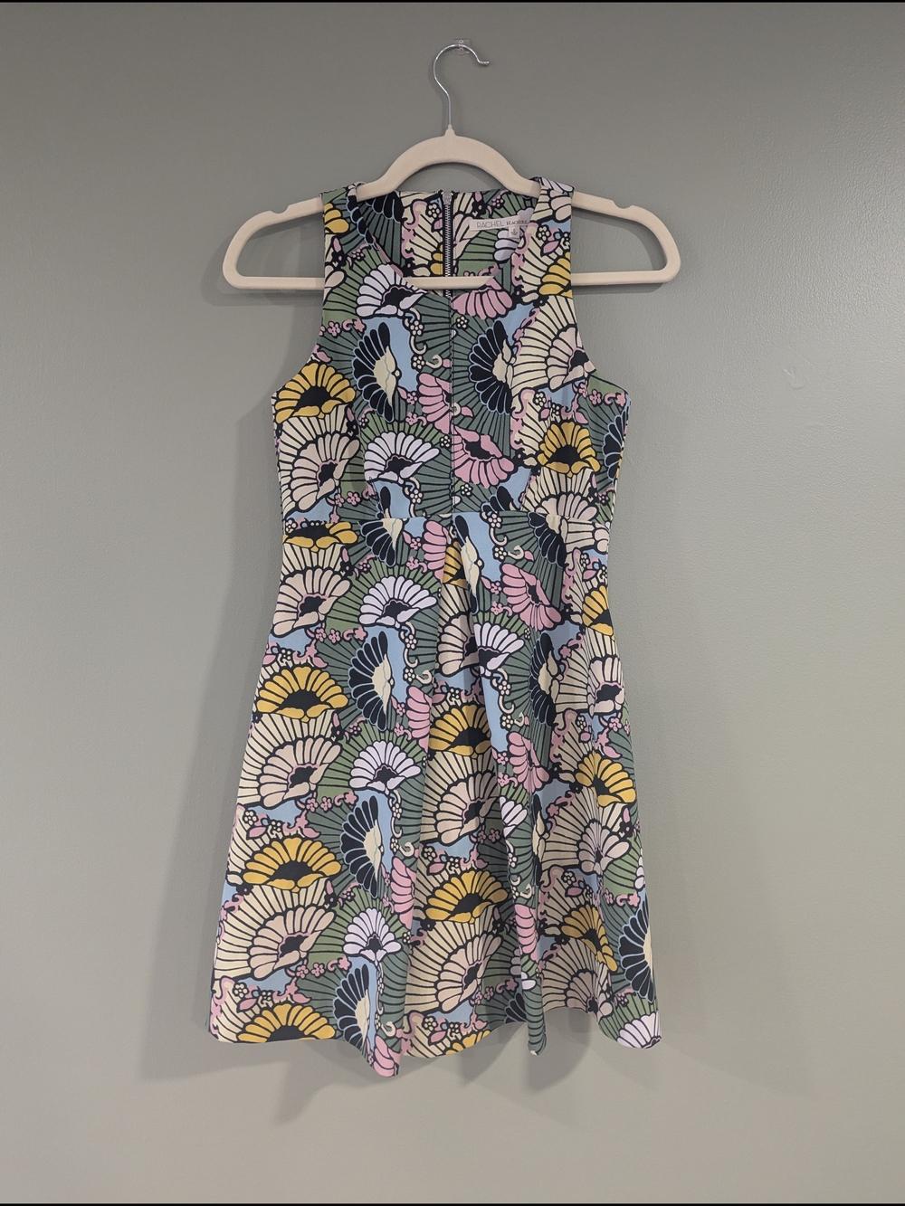 Retro Floral Sleeveless Dress
